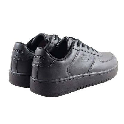 Black - Back - Levis Girls Union Trainers