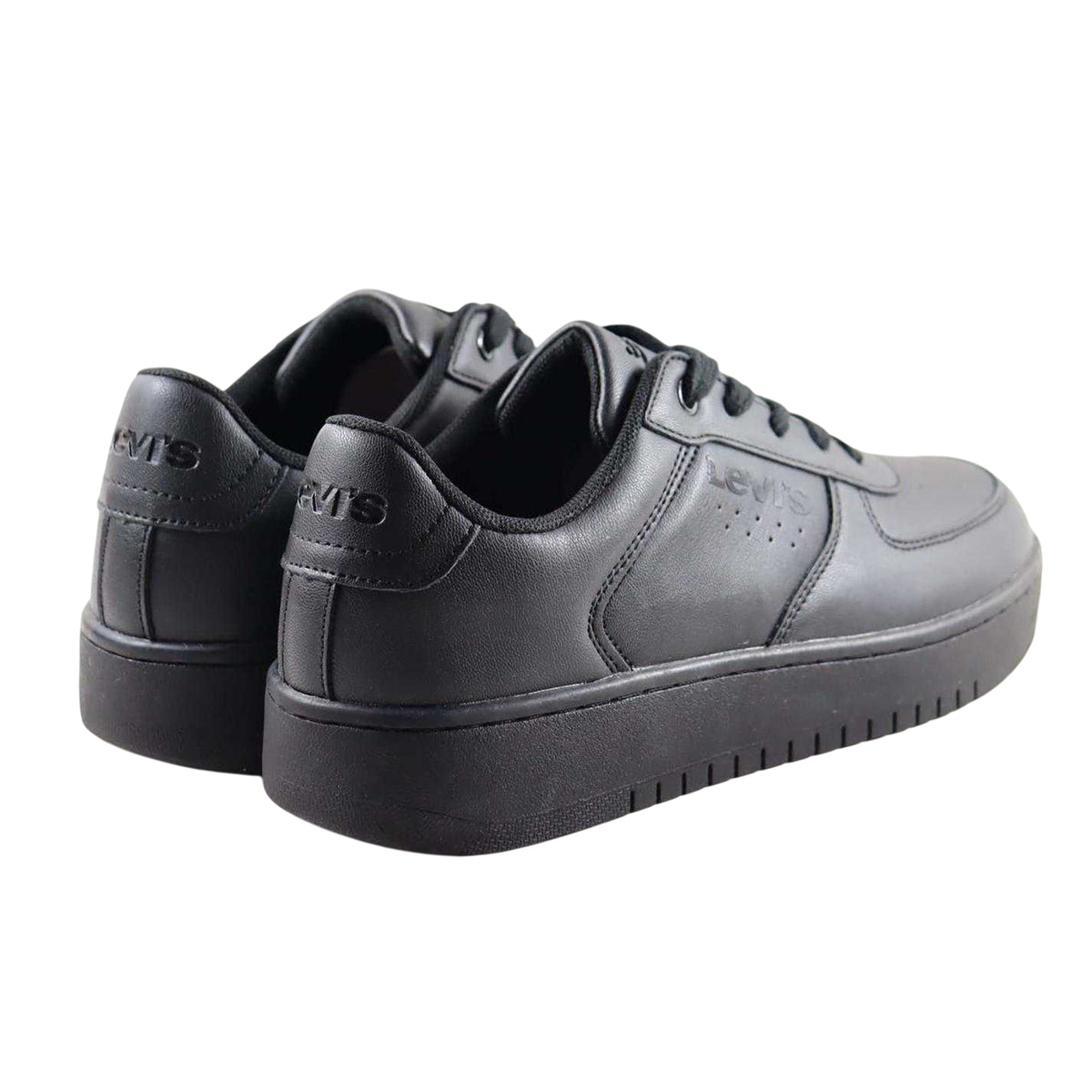 Black - Back - Levis Girls Union Trainers