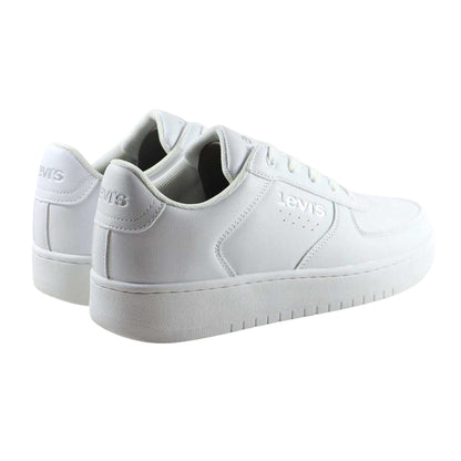 White - Back - Levis Girls Union Trainers