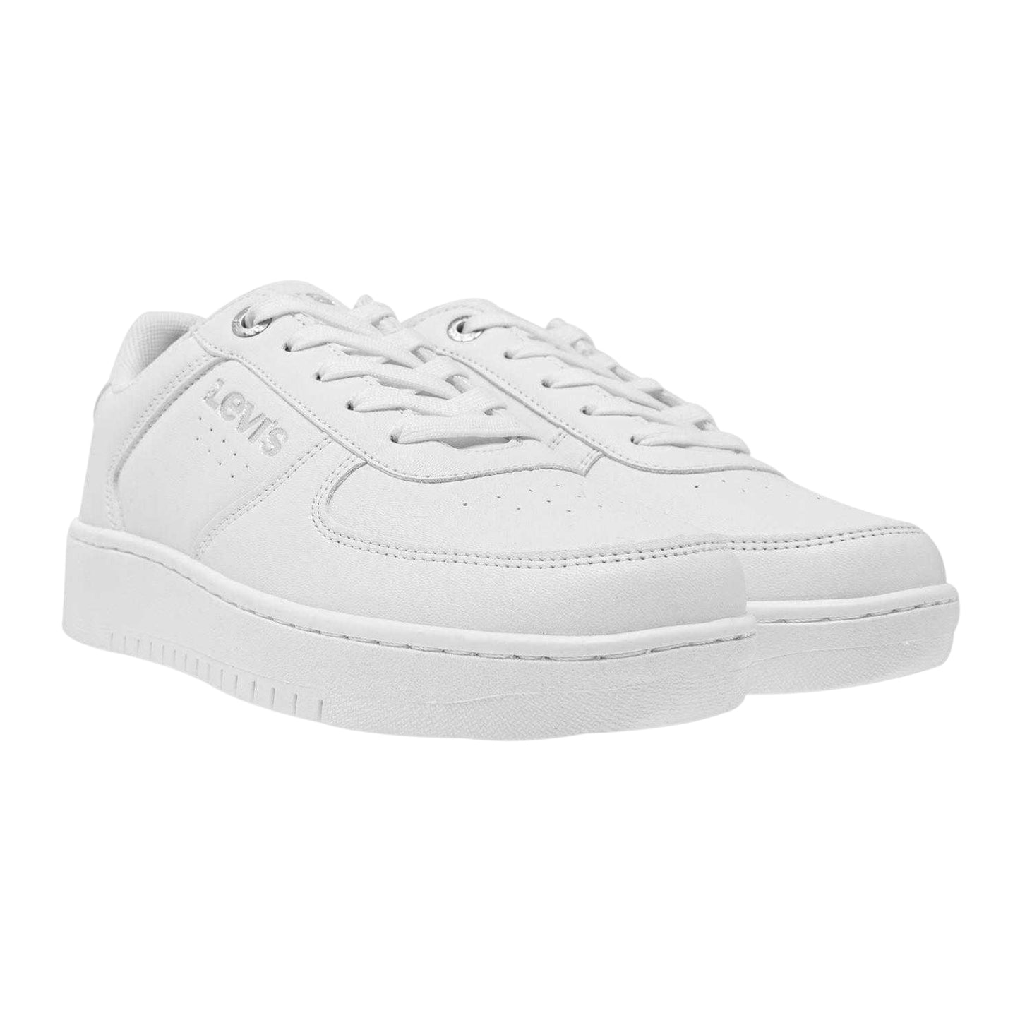 White - Lifestyle - Levis Girls Union Trainers
