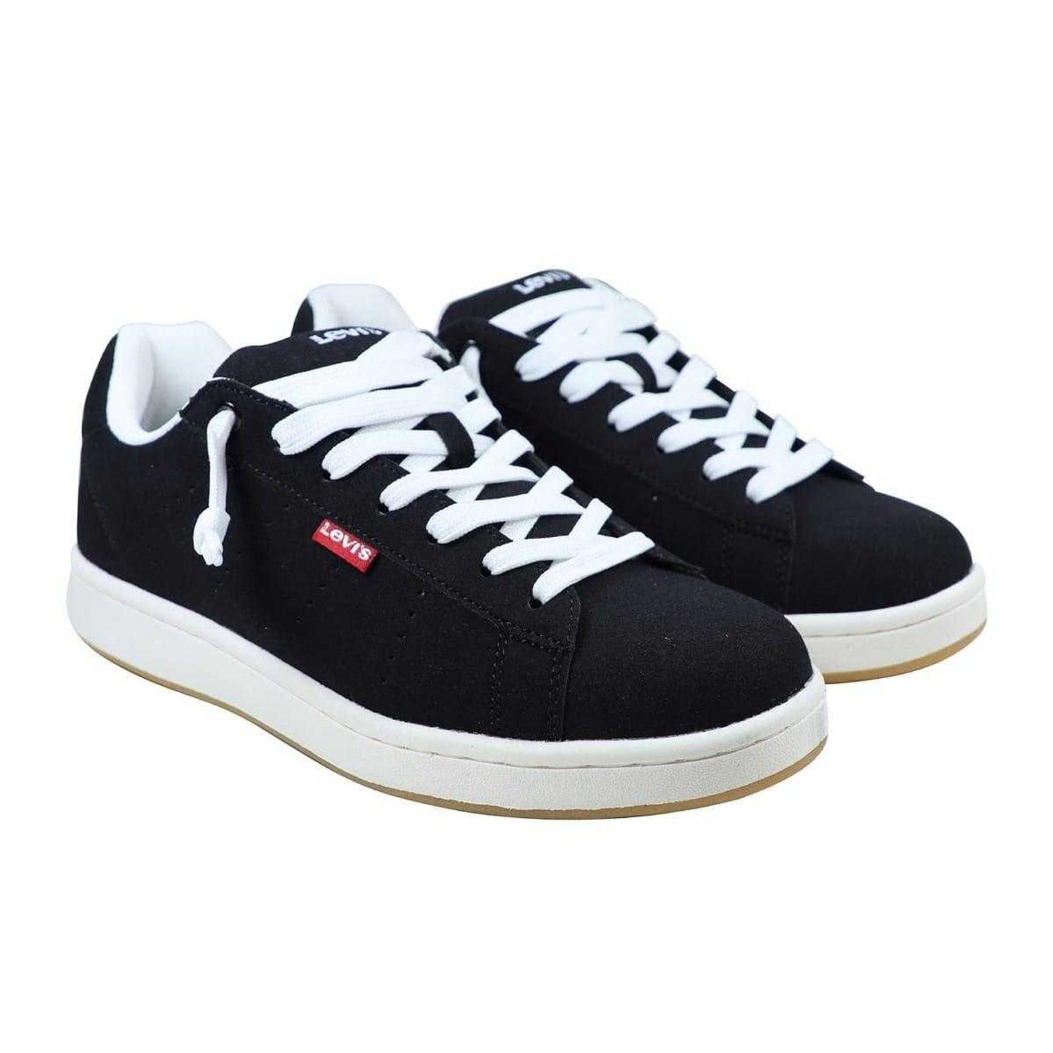 Black - Pack Shot - Levis Childrens-Kids 5th Avenue Trainers