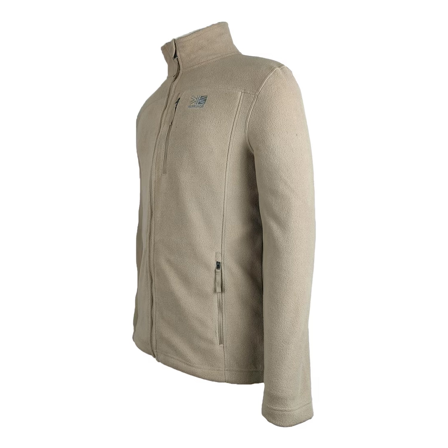 Beige - Side - Karrimor Mens Lightweight Fleece Jacket