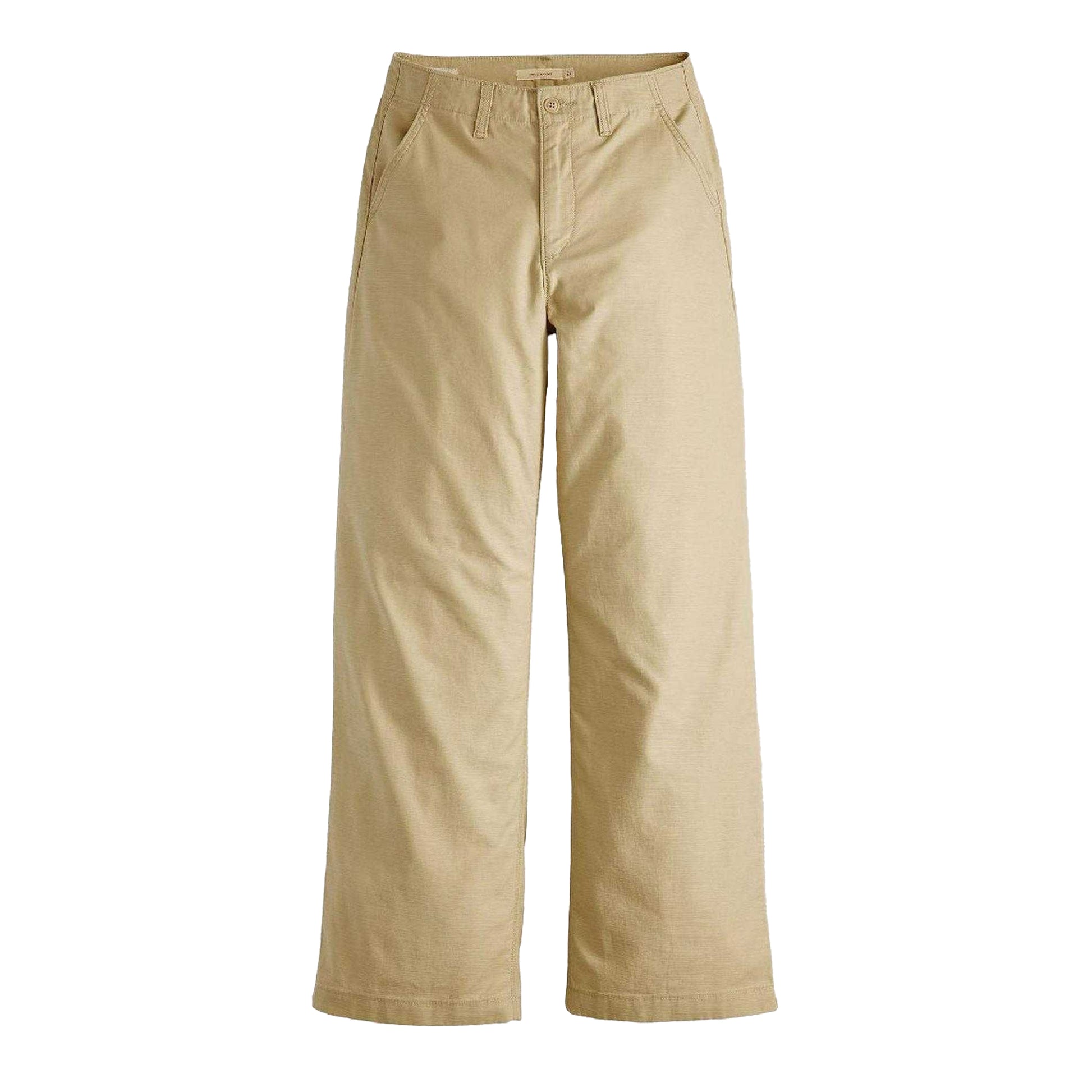 Travertine - Front - Levis Womens-Ladies 90s Straight Leg High Rise Chinos