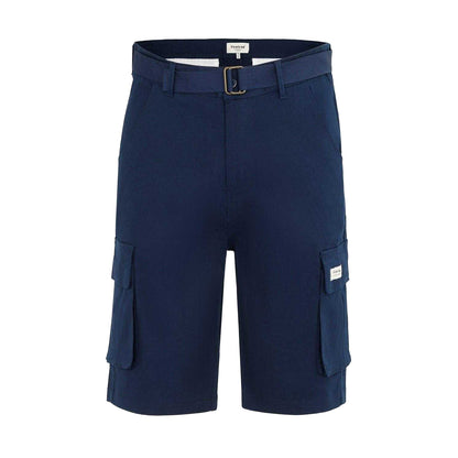 Navy - Front - Firetrap Mens Cargo Shorts