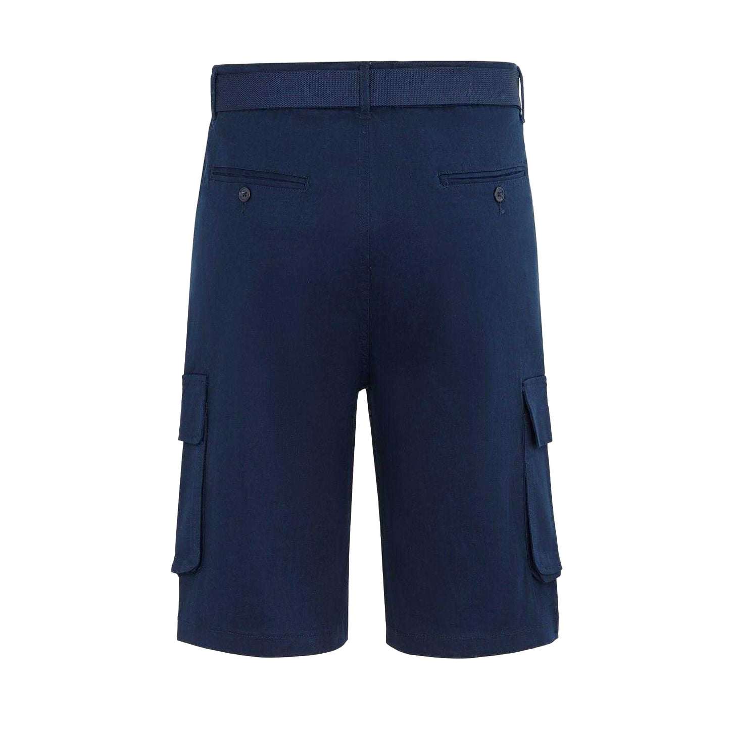 Navy - Back - Firetrap Mens Cargo Shorts