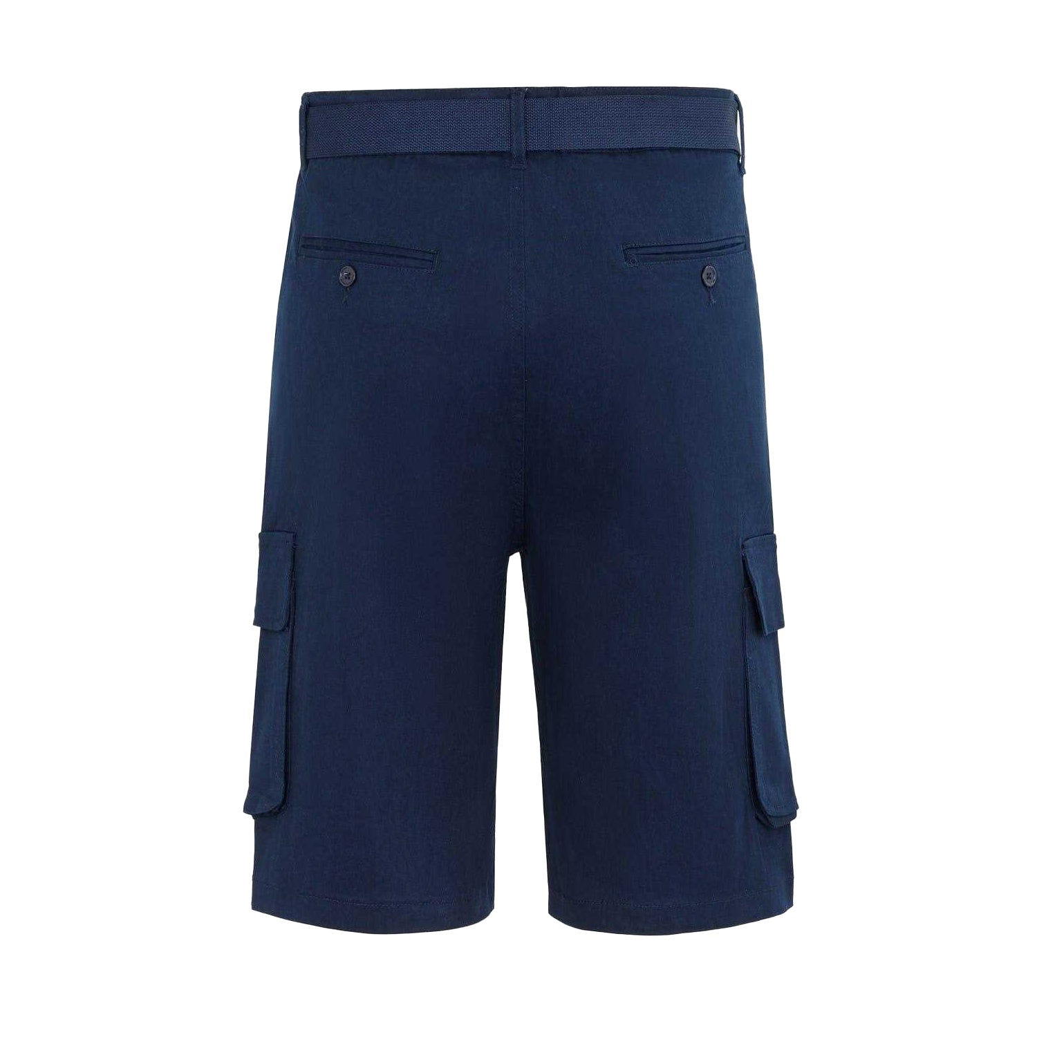 Navy - Back - Firetrap Mens Cargo Shorts