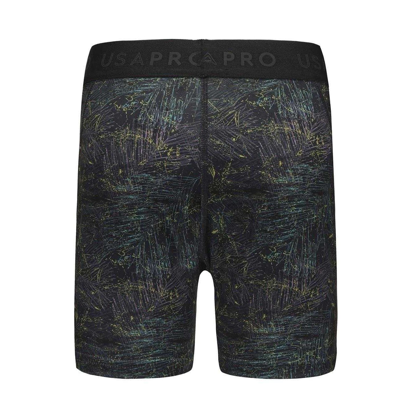 Multicoloured - Back - USA Pro Girls Pro Training Shorts