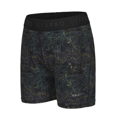Multicoloured - Side - USA Pro Girls Pro Training Shorts