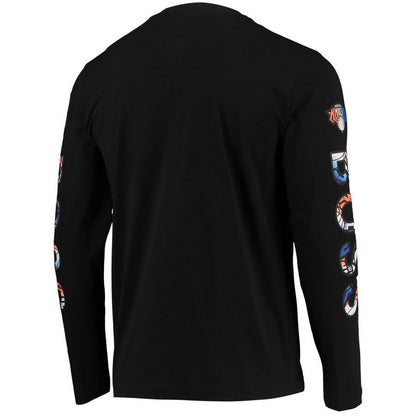 Black - Back - Boss Mens ThreeSixty New York Knicks Long-Sleeved T-Shirt
