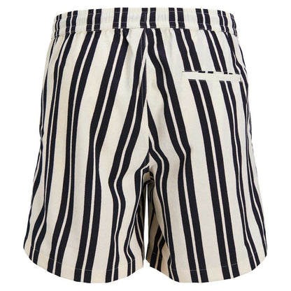 Sky Captain - Back - Jack And Jones Mens Vertical Stripe Chino Shorts