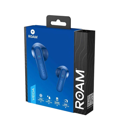 Blue - Side - Roam Vega True Wireless Earbuds