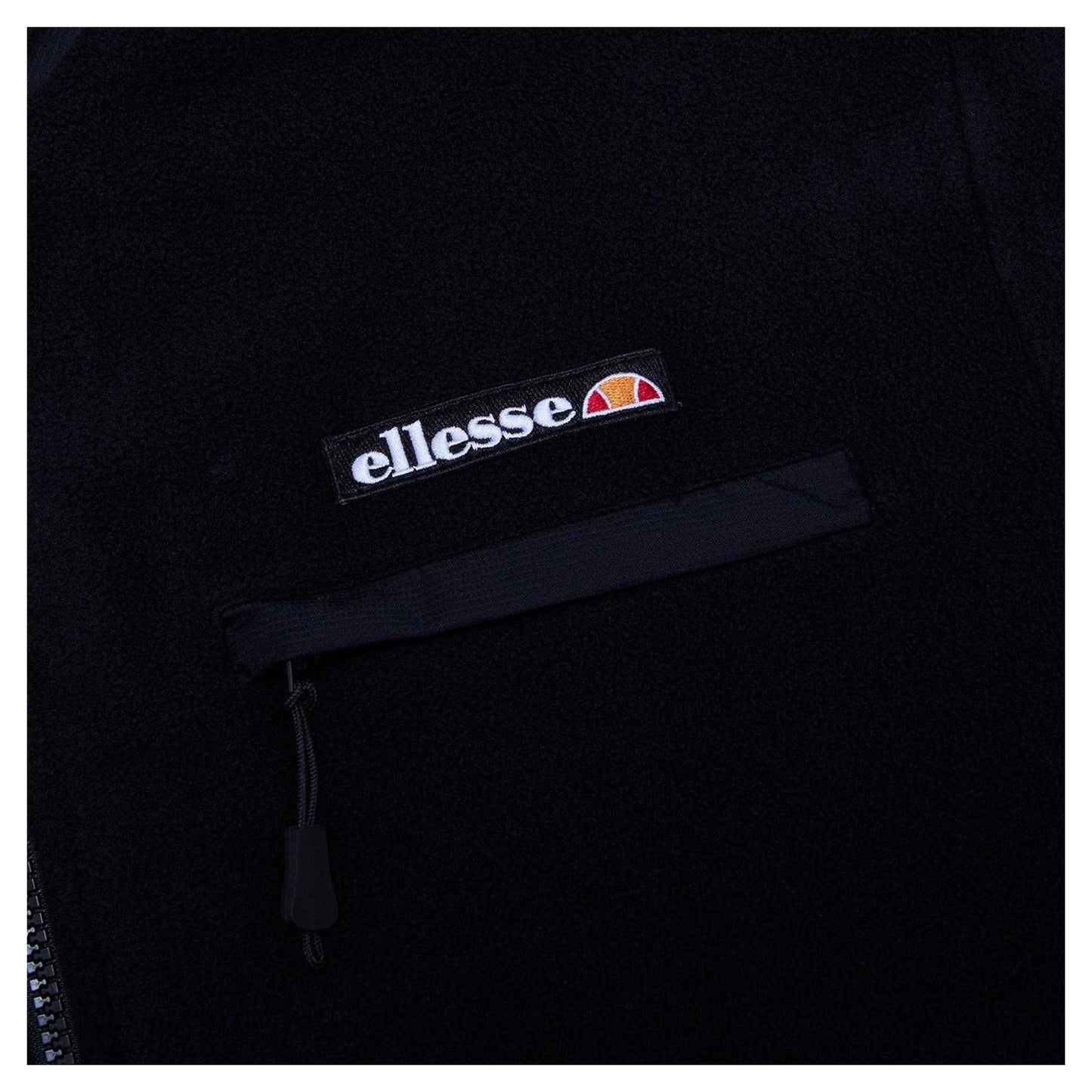 Black - Side - Ellesse Mens Maseben Fleece Jacket