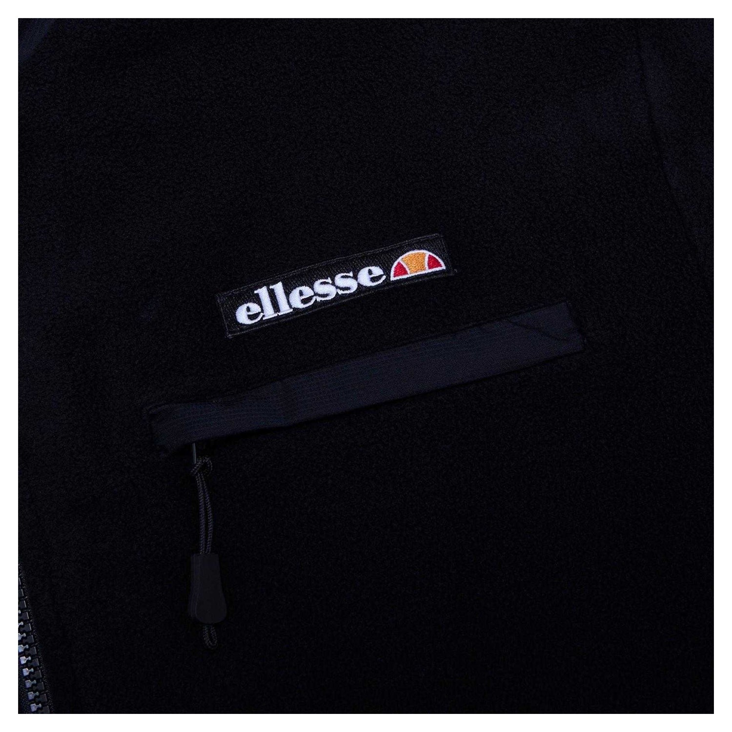 Black - Side - Ellesse Mens Maseben Fleece Jacket