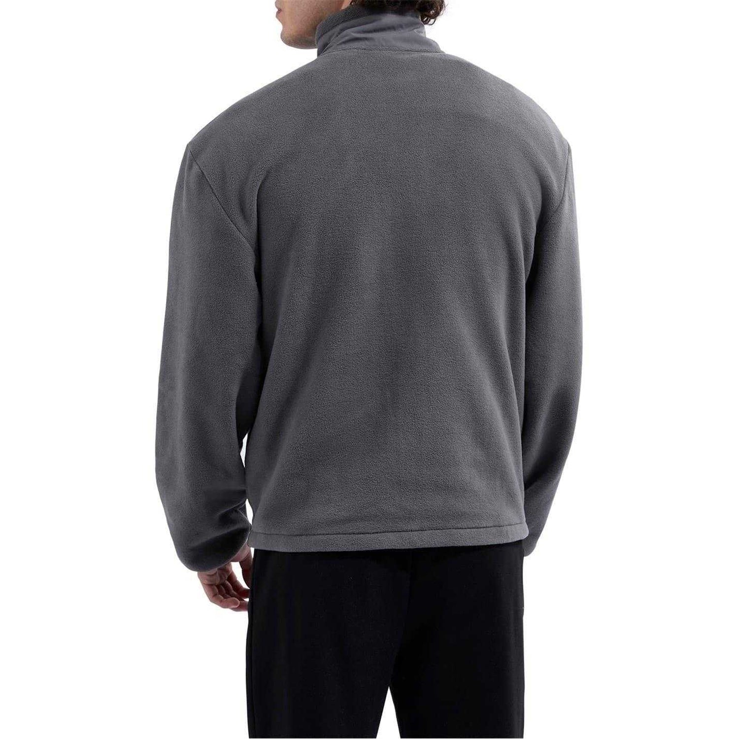 Dark Grey - Back - Ellesse Mens Maseben Fleece Jacket
