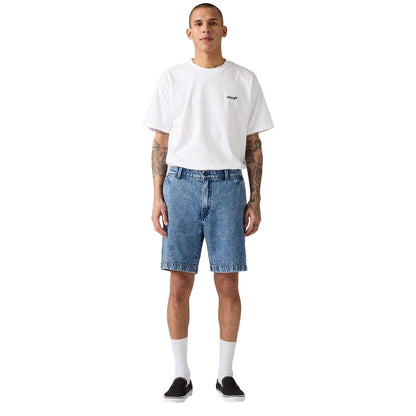 Blue - Lifestyle - Levis Womens-Ladies Wellthread Mom Shorts