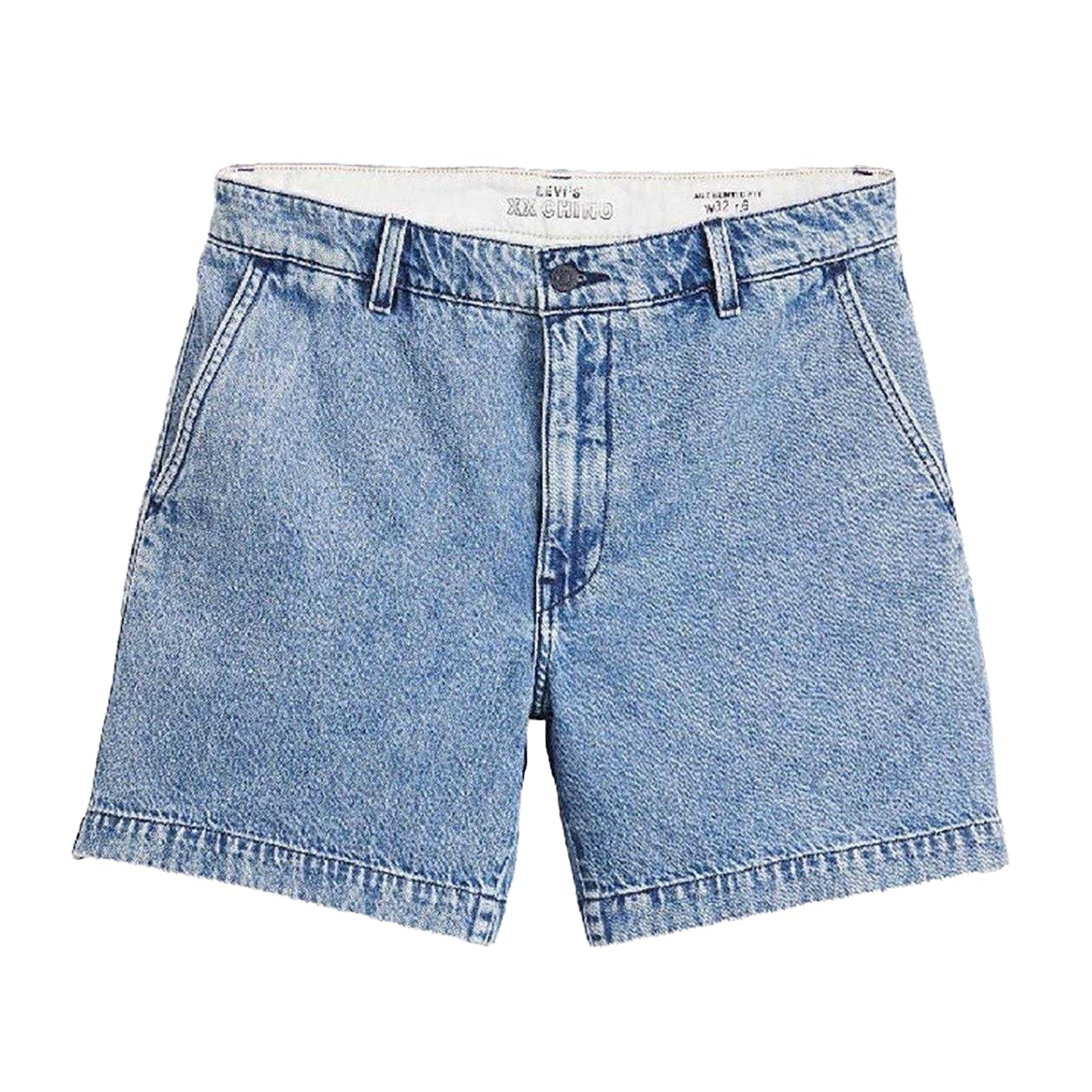 Blue - Front - Levis Womens-Ladies Wellthread Mom Shorts
