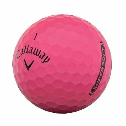 Pink - Back - Callaway Soft Golf Balls (Pack of 25)
