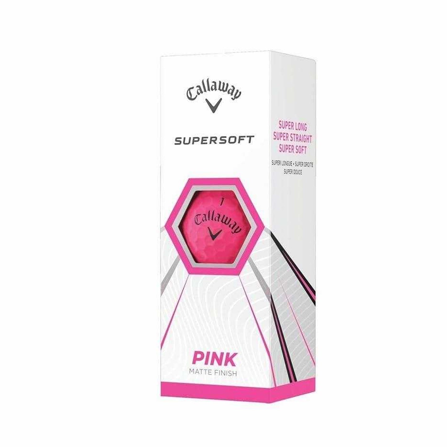 Pink - Side - Callaway Soft Golf Balls (Pack of 25)