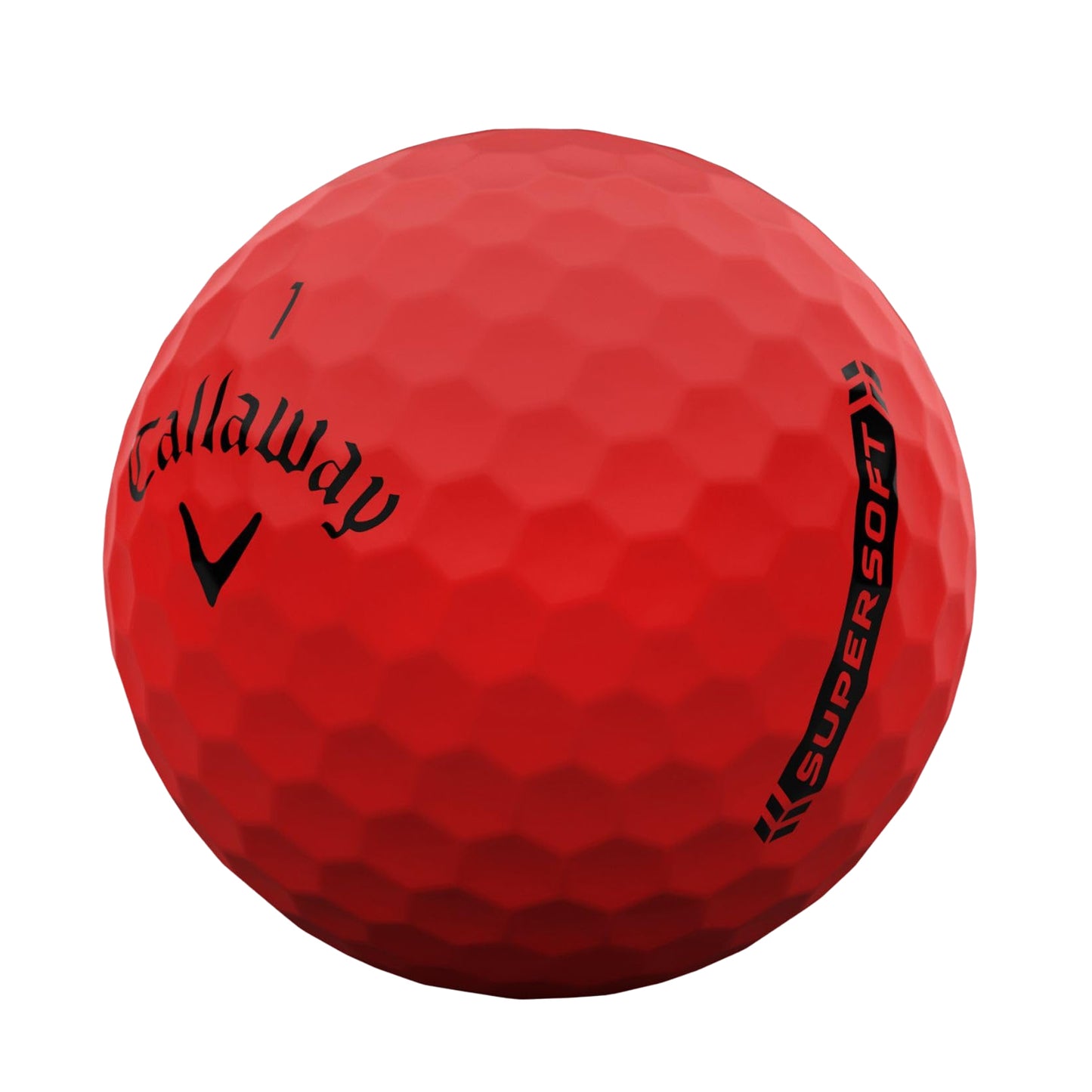 Red - Back - Callaway Soft Golf Balls (Pack of 25)