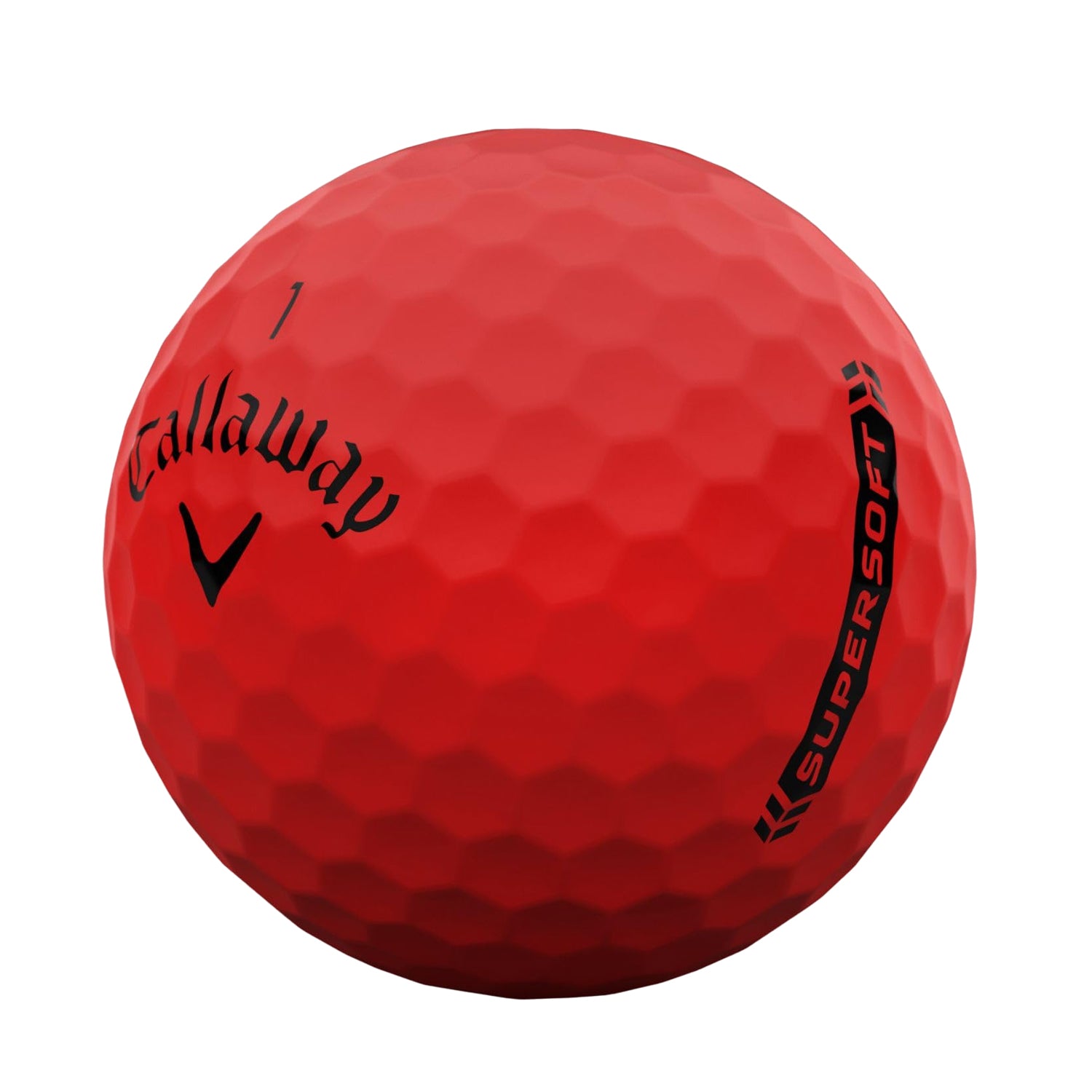 Red - Back - Callaway Soft Golf Balls (Pack of 25)