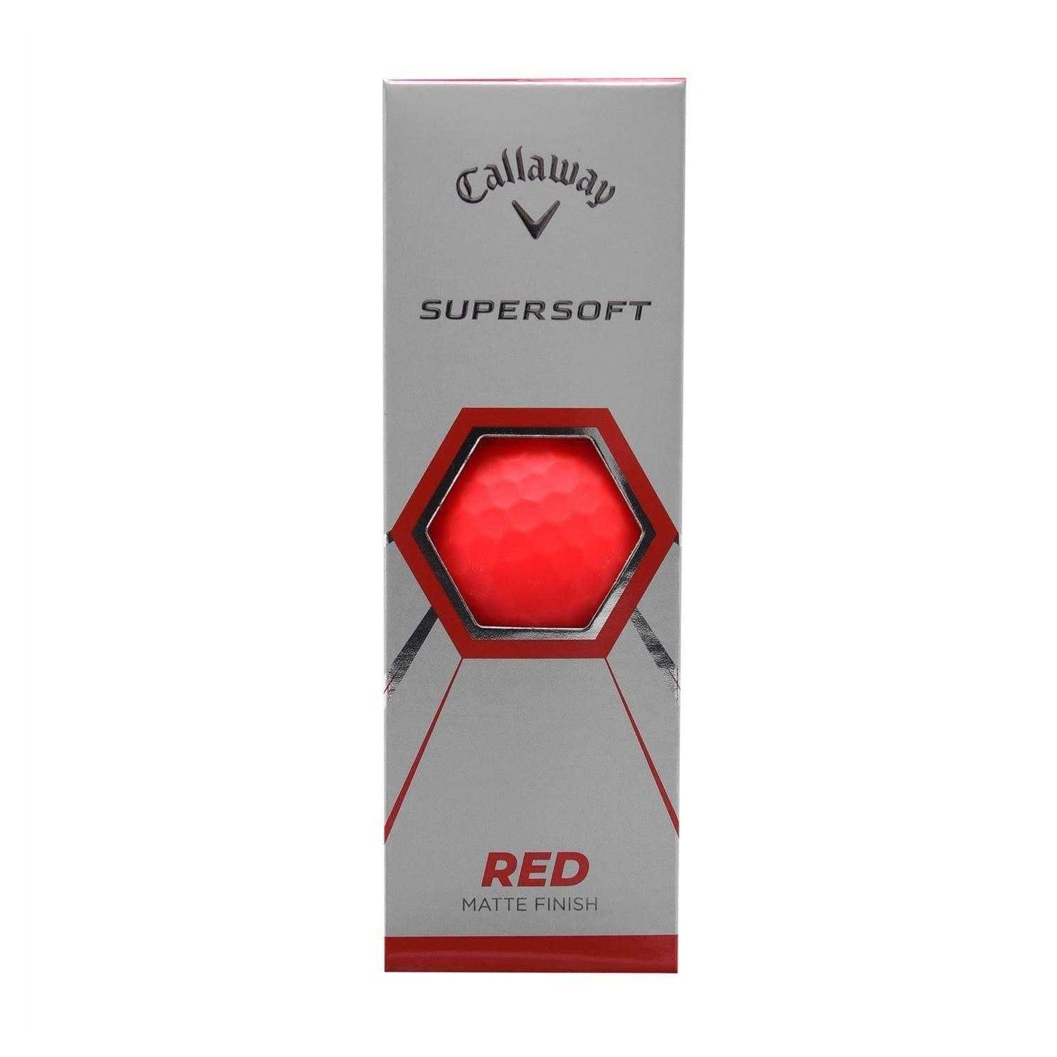 Red - Side - Callaway Soft Golf Balls (Pack of 25)