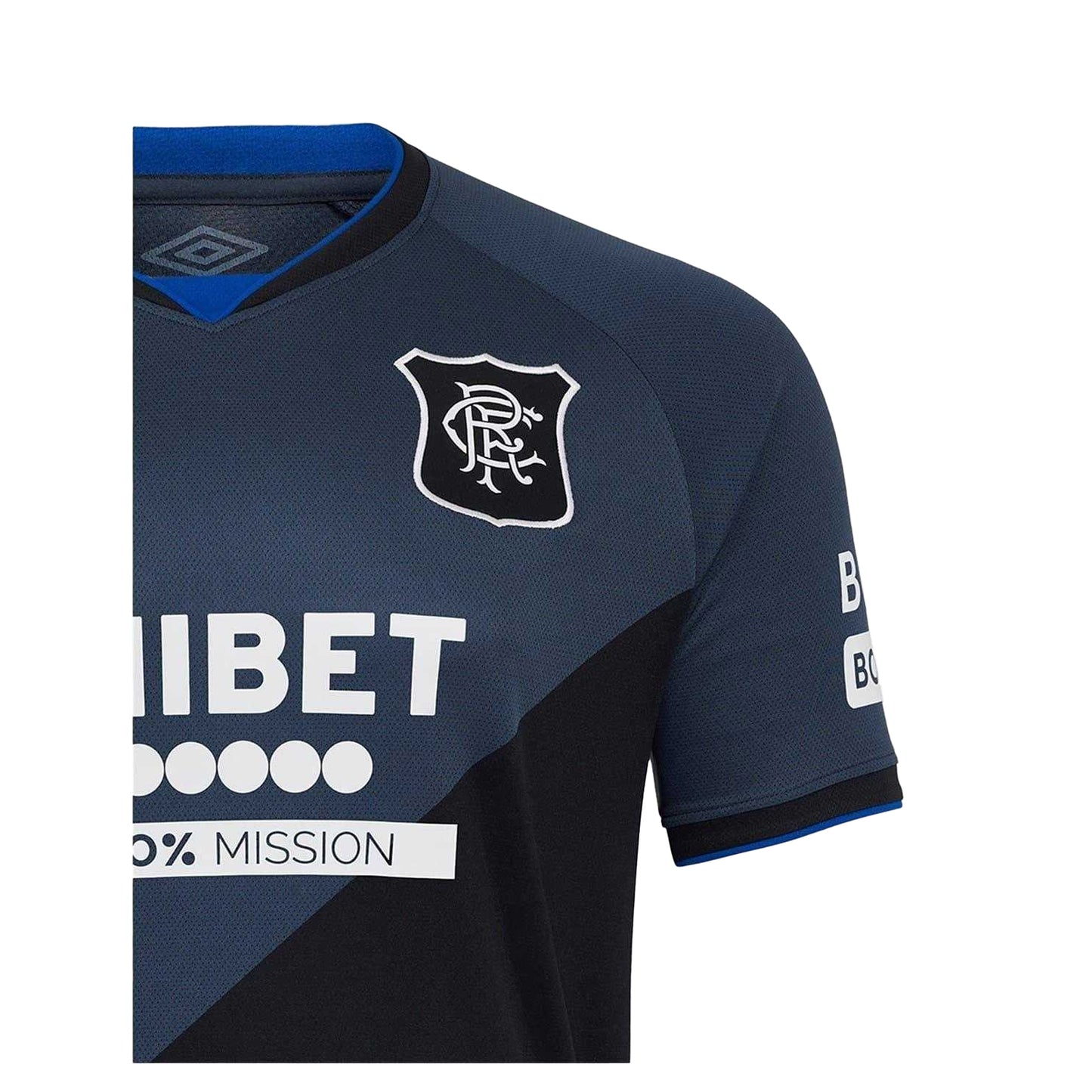 Black-Grey - Lifestyle - Rangers FC Mens 2025-26 Third Jersey