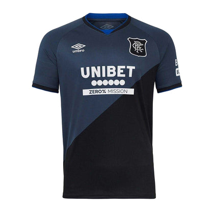 Black-Grey - Front - Rangers FC Mens 2025-26 Third Jersey