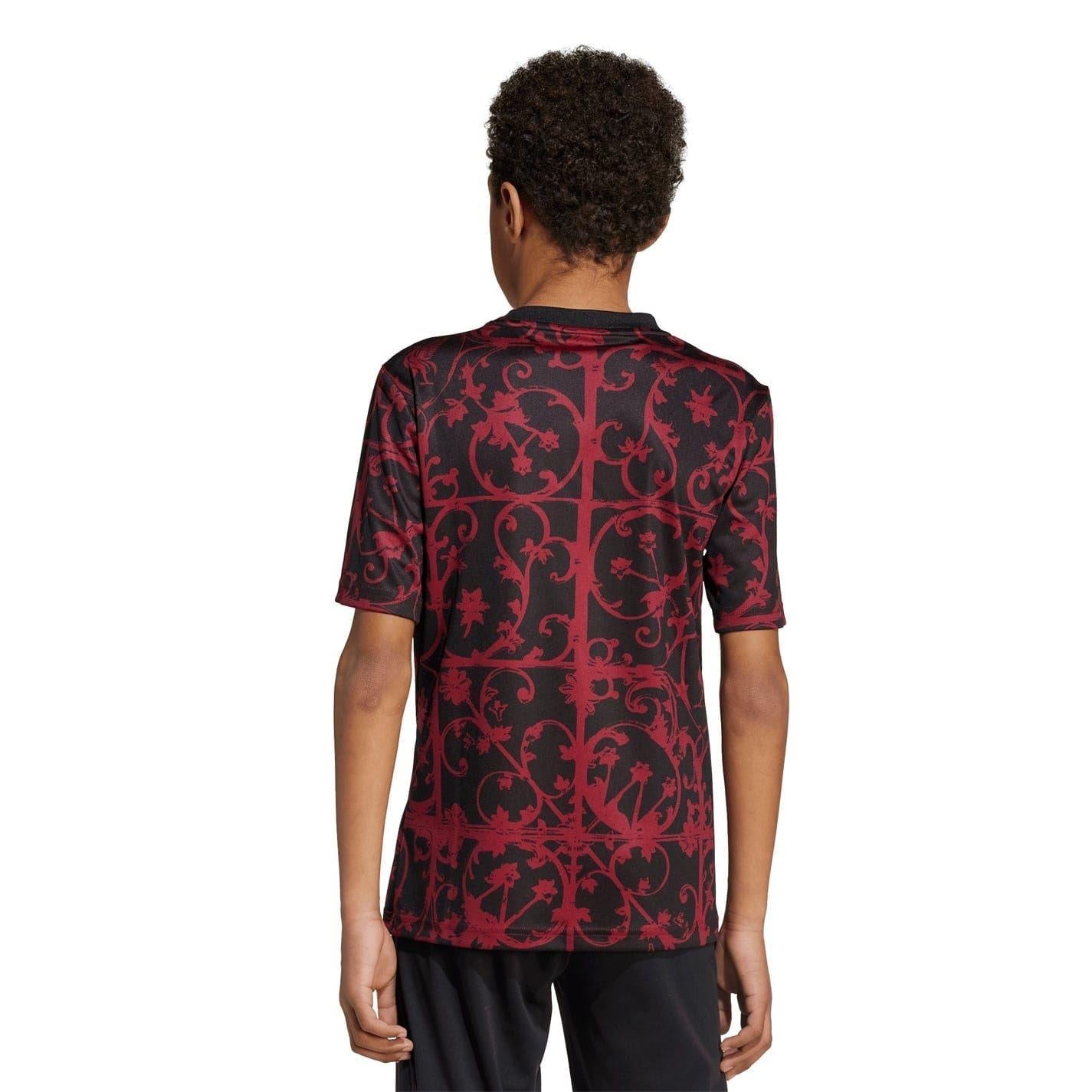Black - Lifestyle - Liverpool FC Childrens-Kids All-Over Print Training Football Jersey