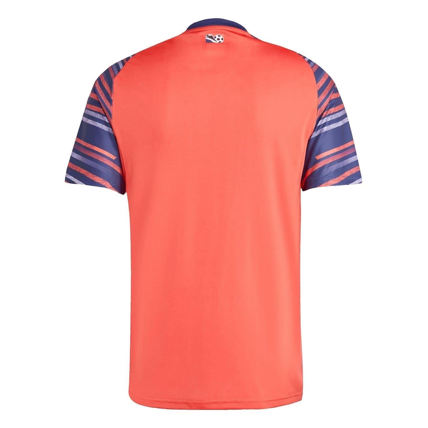Red-Black - Back - New England Revolution Mens Football Shirt