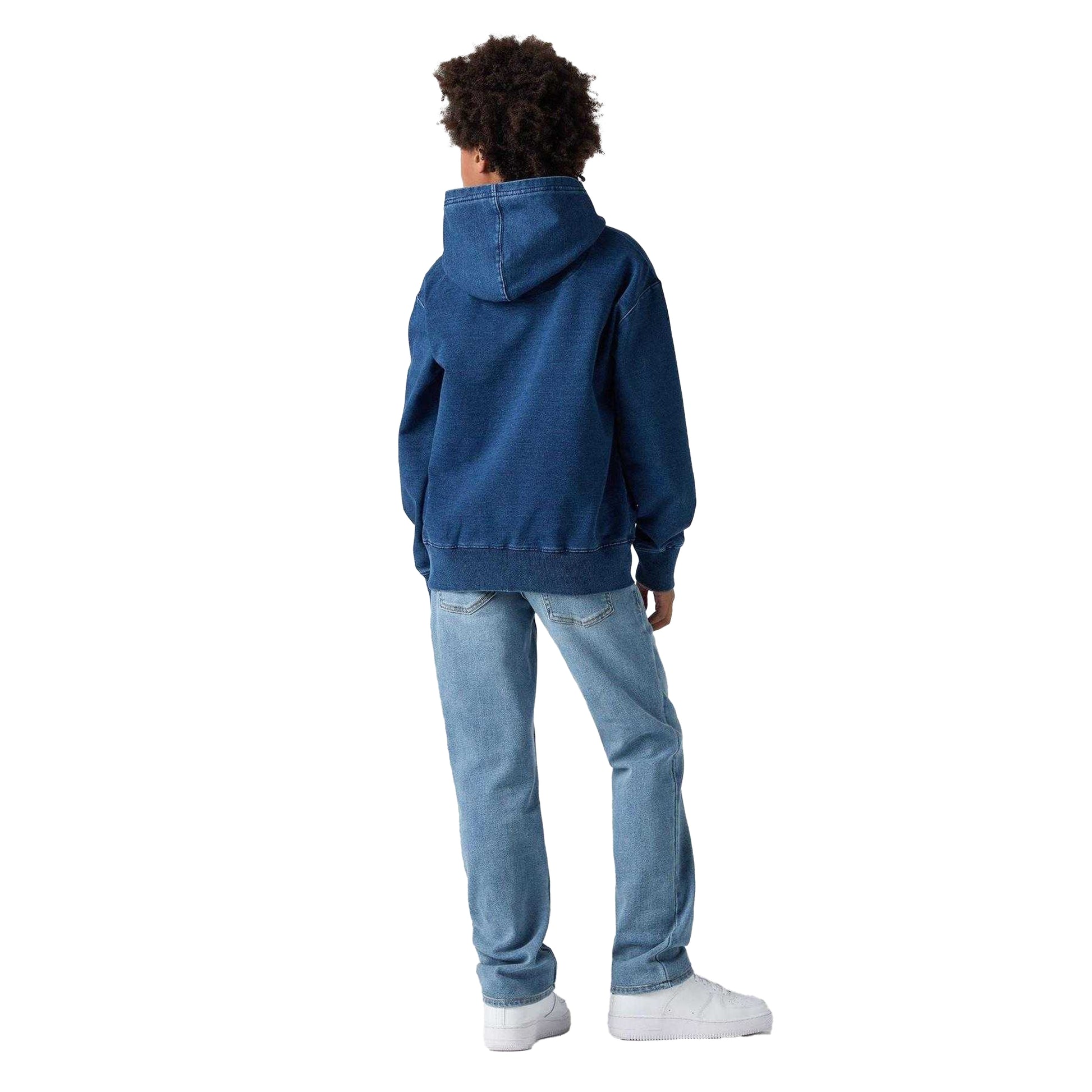 Basil Sky - Back - Levis Childrens-Kids 511 Denim Slim Jeans