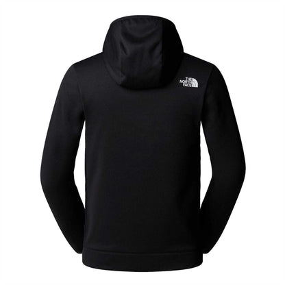 Black - Back - The North Face Mens Mountain Athletics Full Zip Hoodie