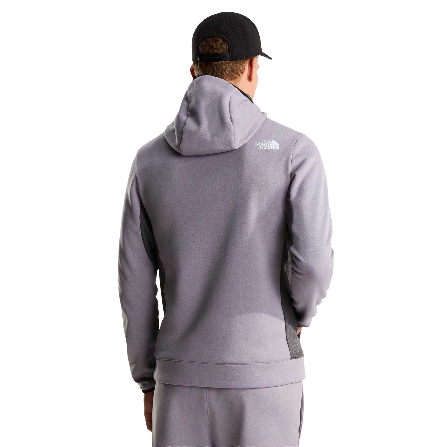Grey - Lifestyle - The North Face Mens Mountain Athletics Full Zip Hoodie