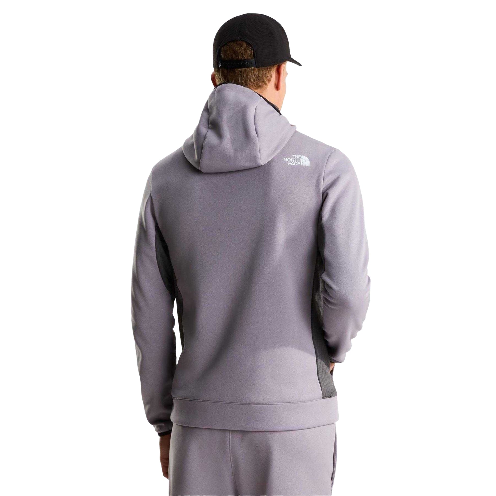 Grey - Lifestyle - The North Face Mens Mountain Athletics Full Zip Hoodie