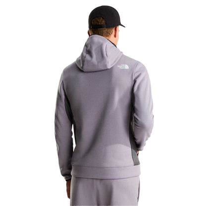 Grey - Lifestyle - The North Face Mens Mountain Athletics Full Zip Hoodie
