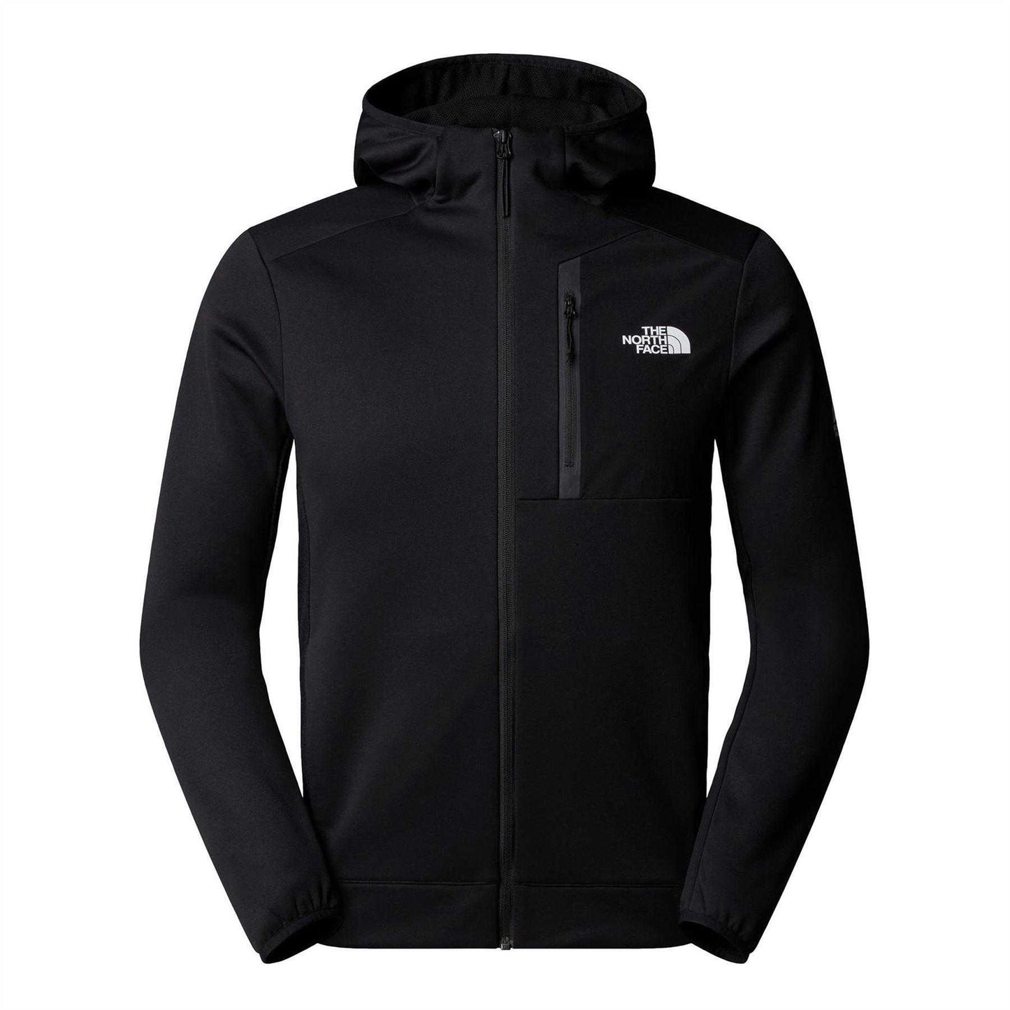 Black - Front - The North Face Mens Mountain Athletics Full Zip Hoodie