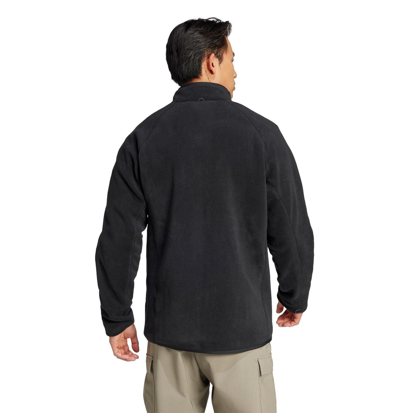 Black - Back - Adidas Mens Terrex Outdoor Fleece Jacket