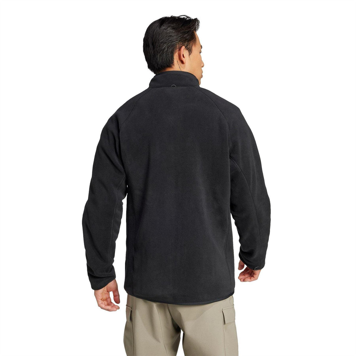 Black - Back - Adidas Mens Terrex Outdoor Fleece Jacket
