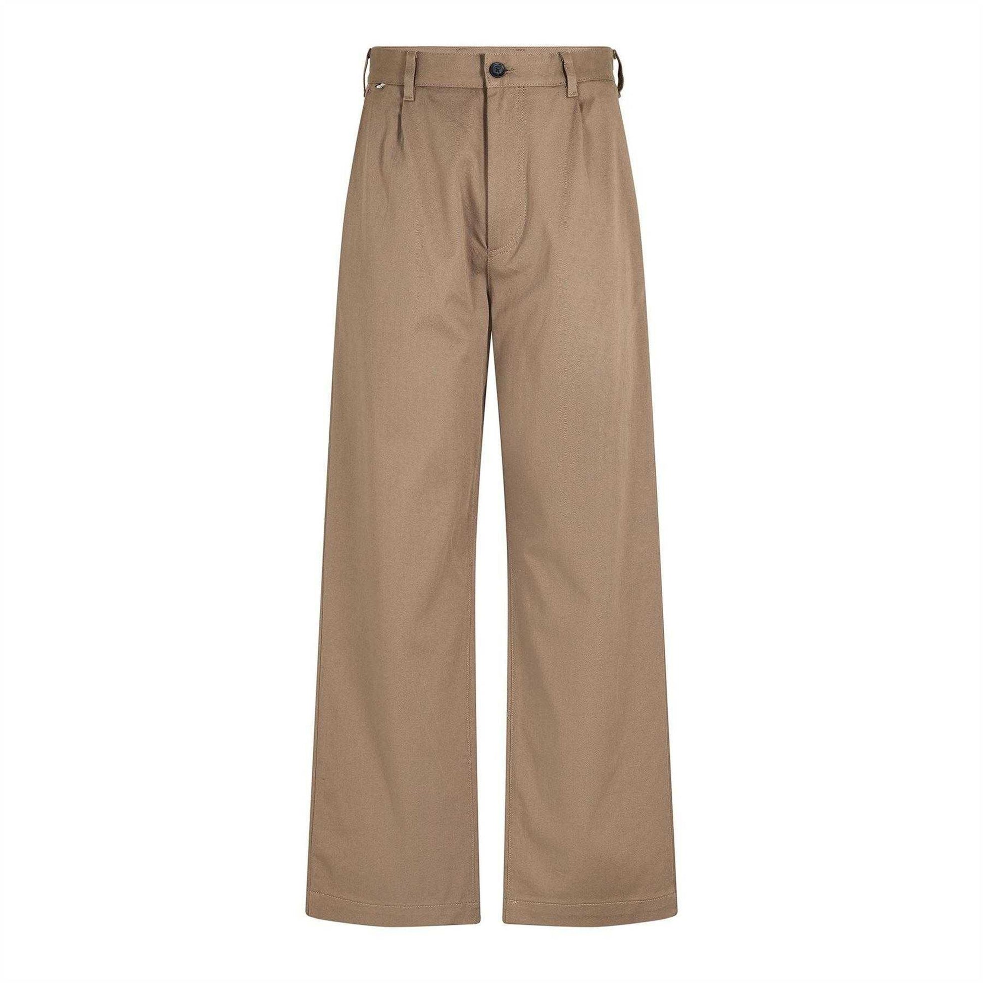 Brown - Front - Boss Mens Kaiden Trousers