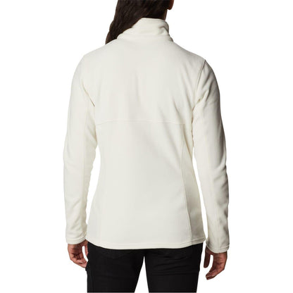 Chalk - Back - Columbia Womens-Ladies Basin Logo Fleece Jacket