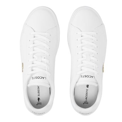 Off White - Lifestyle - Lacoste Mens Lerond Pro Logo Leather Trainers