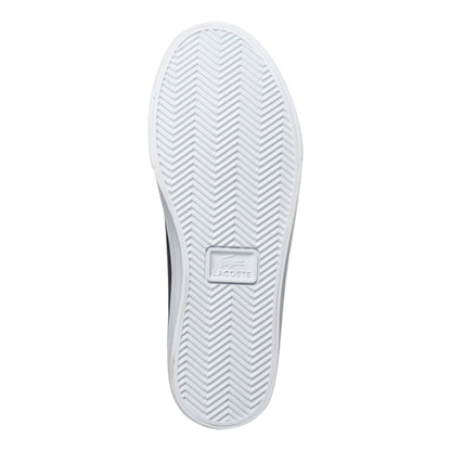 Black-White - Lifestyle - Lacoste Mens Lerond Pro Logo Leather Trainers