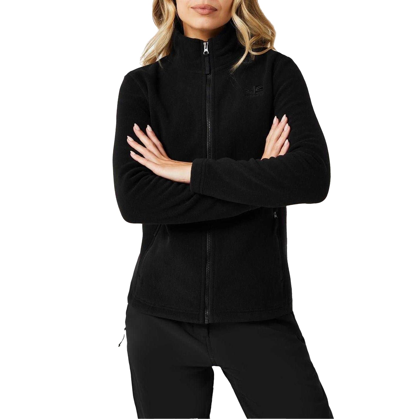 Black - Side - Karrimor Womens-Ladies Fleece Jacket