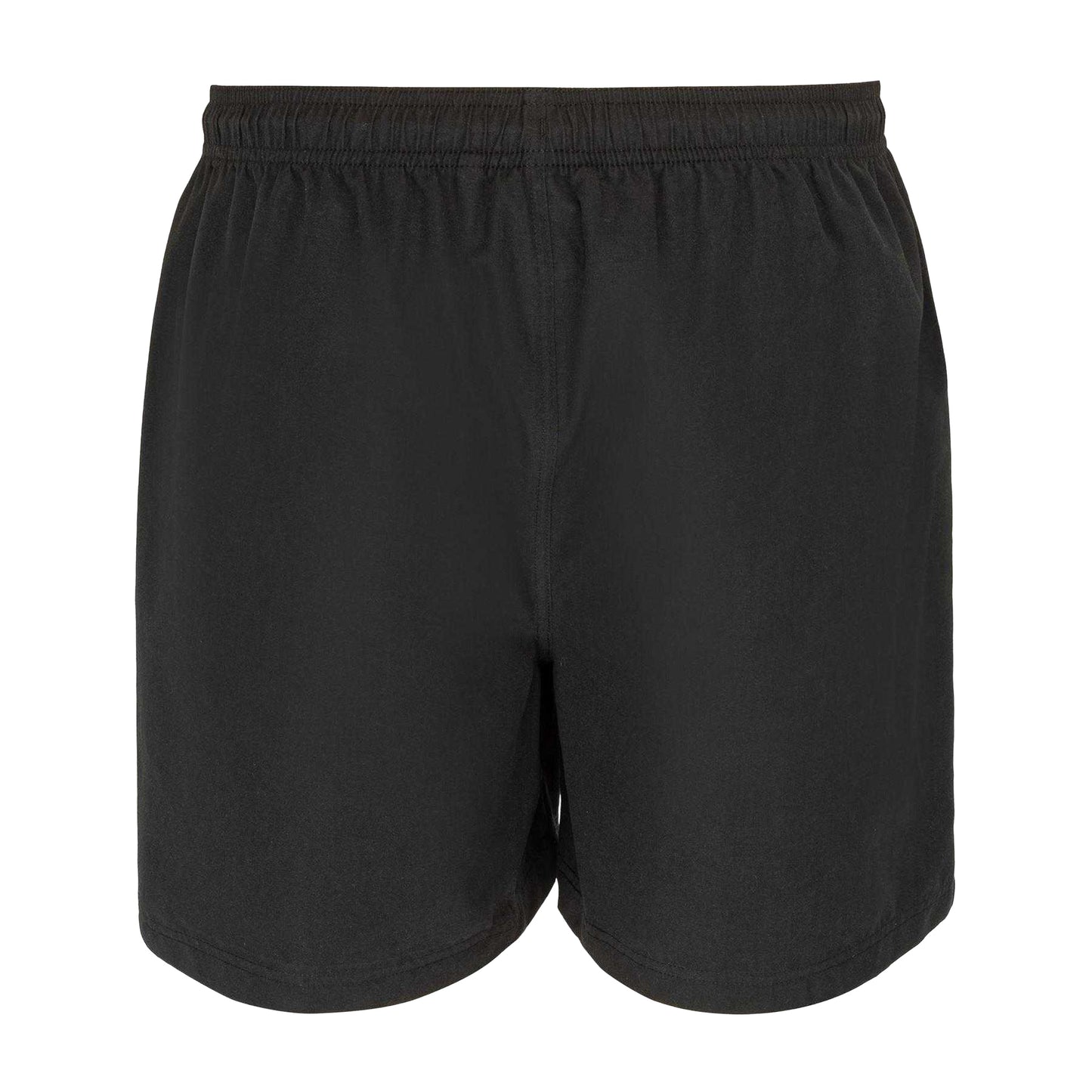 Black - Back - Hot Tuna Mens Plain Swim Shorts