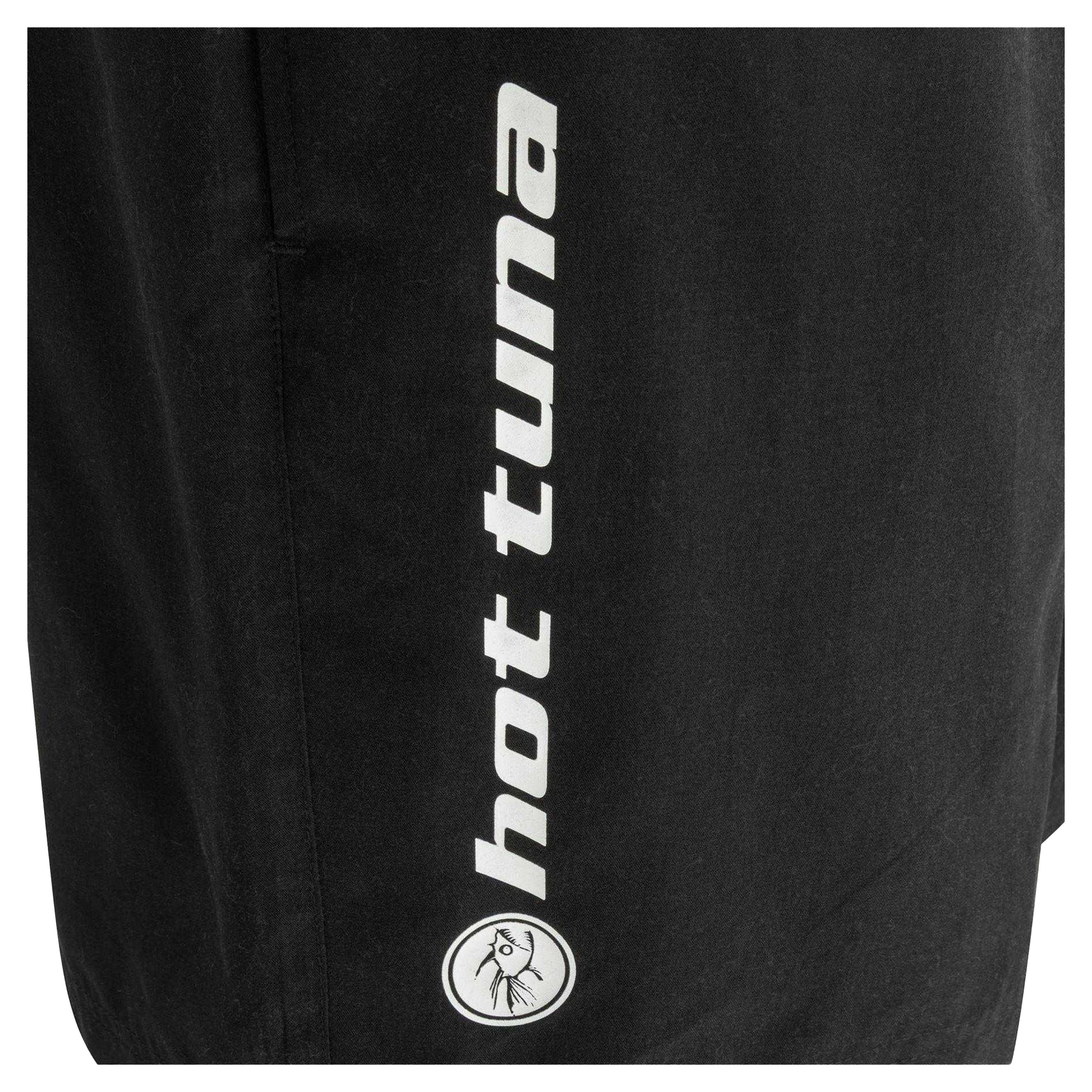 Black - Lifestyle - Hot Tuna Mens Plain Swim Shorts