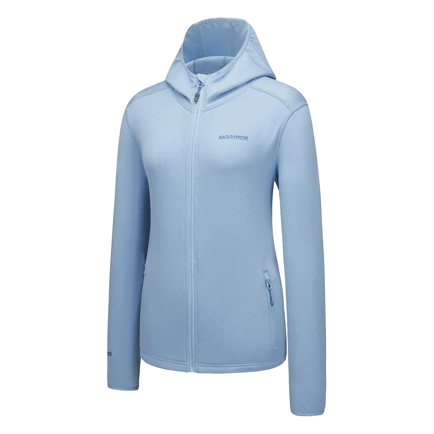 Blue - Side - Karrimor Womens-Ladies Helium Athletic Fleece Jacket