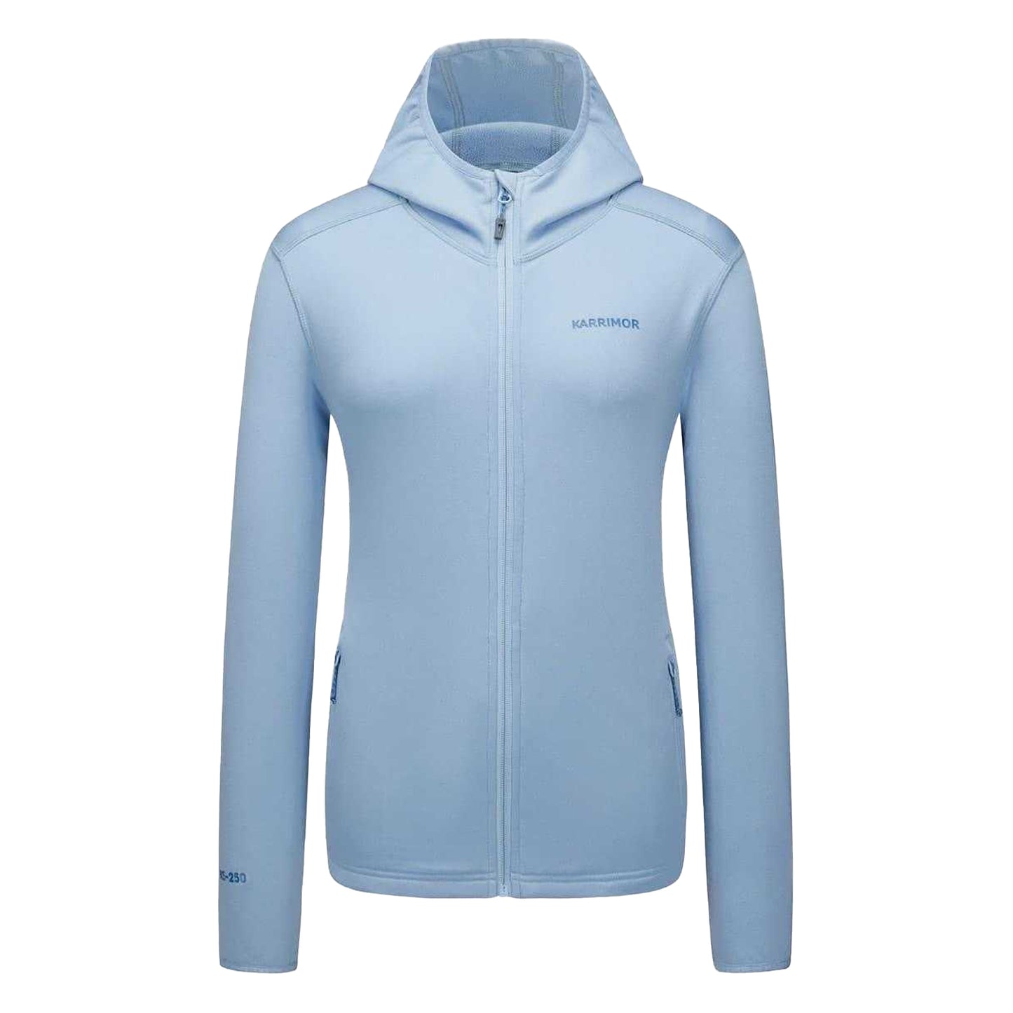 Blue - Front - Karrimor Womens-Ladies Helium Athletic Fleece Jacket