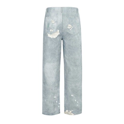 Blue - Back - Firetrap Mens Relaxed Fit Jeans
