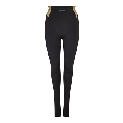 Black - Front - Adidas Womens-Ladies Tight Athletic Tights