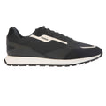 Dark Blue - Side - Hugo Mens Icelin Leather Running Trainers