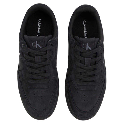 Black - Lifestyle - Calvin Klein Mens Classic Monogram Suede Cupsole Trainers
